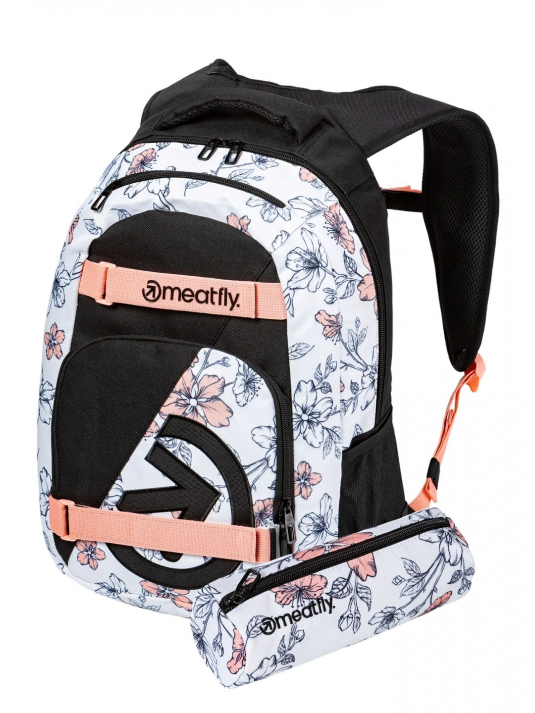 Meatfly batoh Exile Blossom White 24 L Bílá Objem 24 L